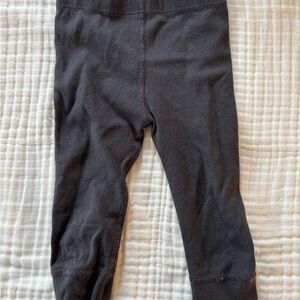 Hanna Andersson Black Leggings Stretchy Ankle-Length